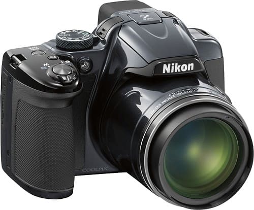 Best Buy: Nikon Coolpix P520 18.1-Megapixel Digital Camera Silver 26396