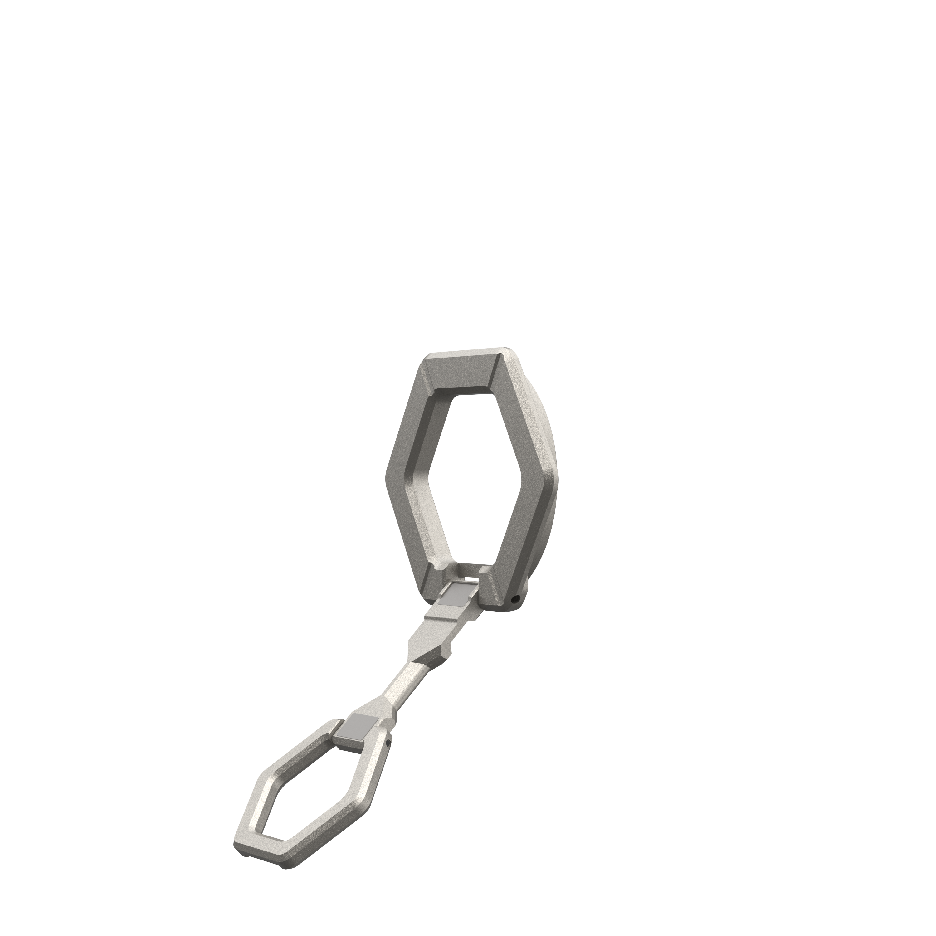 Alt View 20. UAG - Magnetic Phone Ring Stand, Universal MagSafe Phone Grip & Stand, Ultra-Strong Magnetic Hold, Premium Zinc, Sturdy - Titanium.