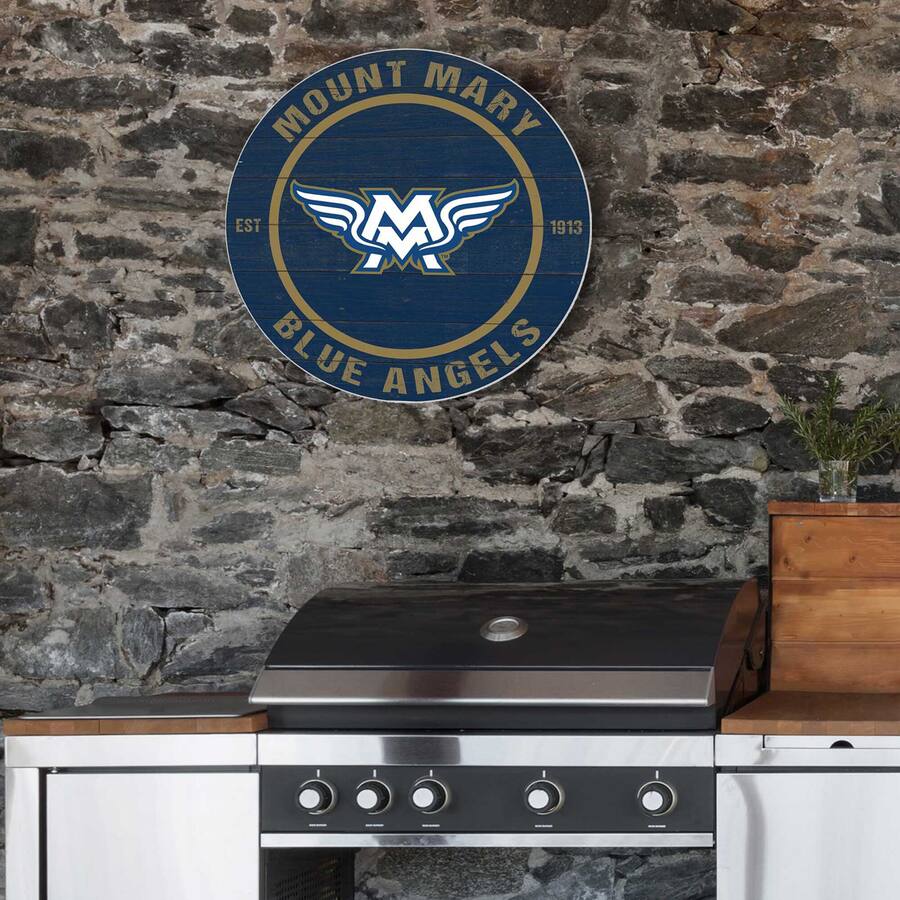 Jardine Mount Mary Angels 20'' x 20'' Indoor/Outdoor Team Color Circle ...