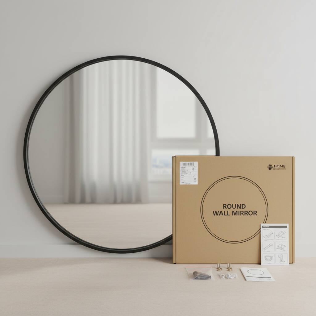 HOME  
ROUND WALL MIRROR