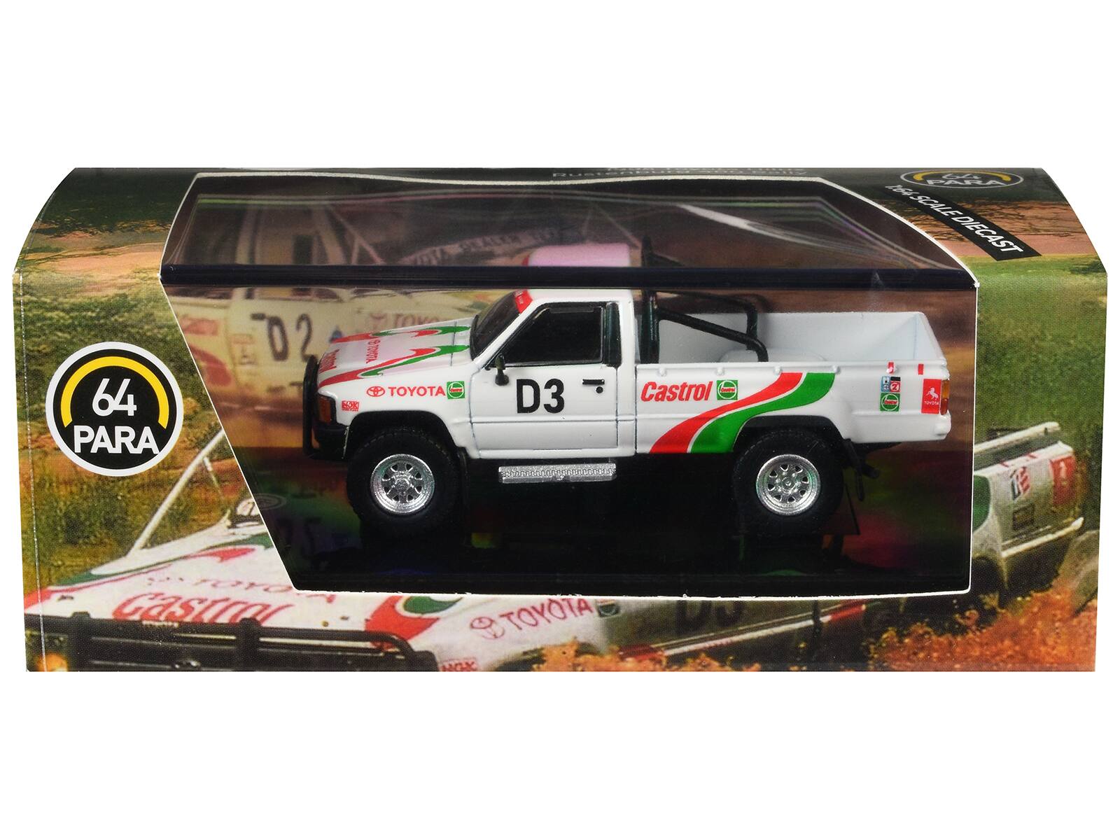 64 PARA 02 E TOYOTA D3 Castrol C i L PE EASOALE M4SCALE-DIECAST 7 amo TOYO Gastror S TOYOTA MOK