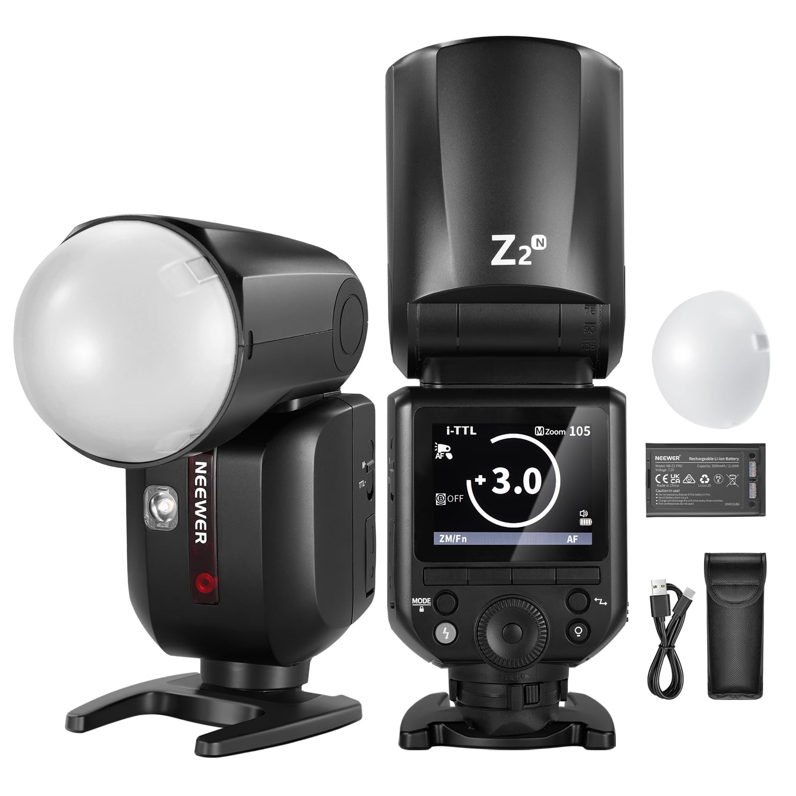 NEEWER Z2N i-TTL M Zoom 105 AF + 3.0 OFF 1 ZM/Fn AF NEEWER Neras i - i CESA MODE a : 5 2