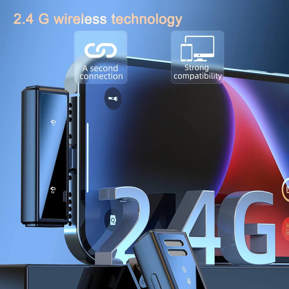 2.4 G wireless technology  
A second connection  
Strong compatibility  
2.4G
