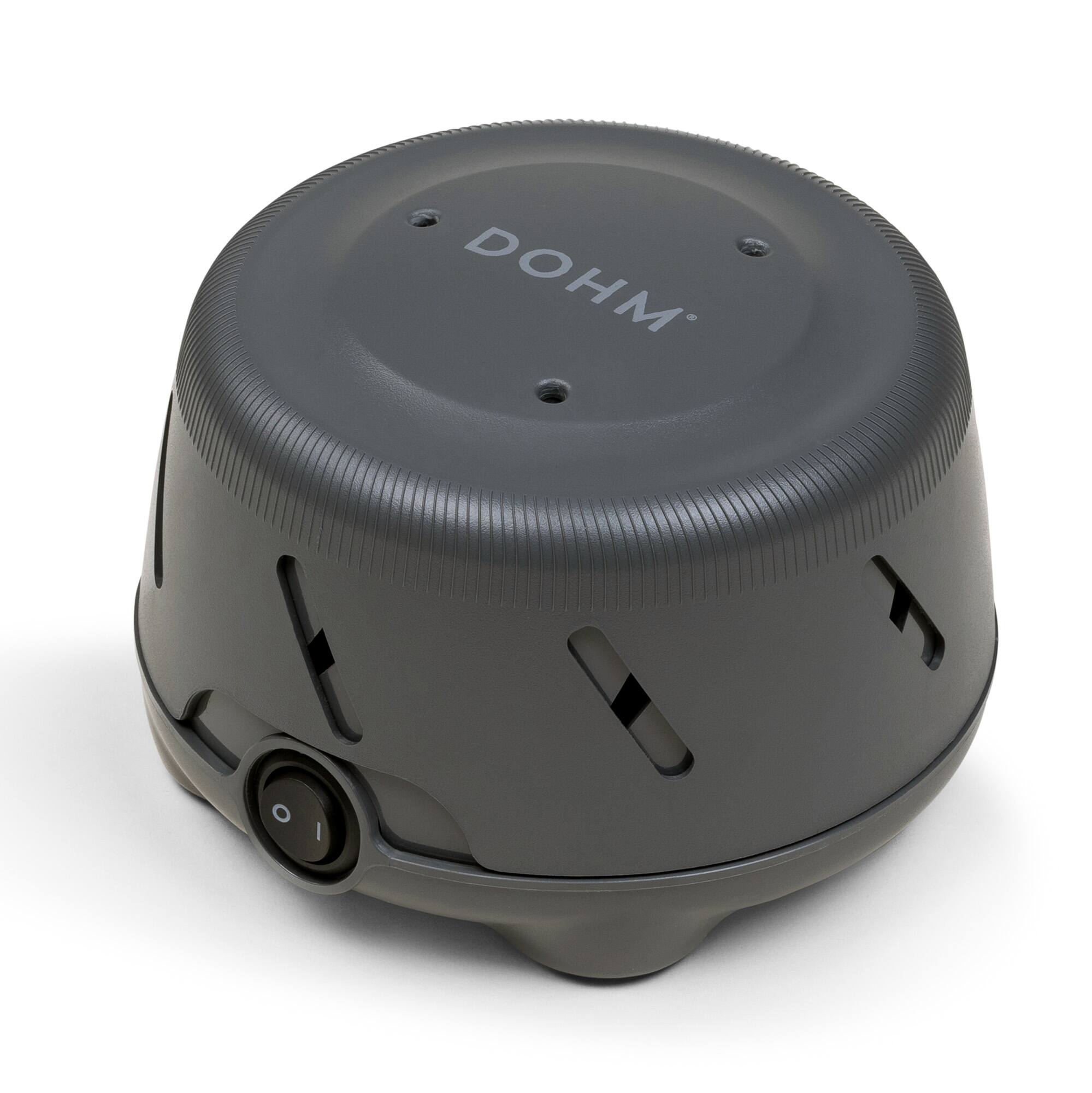 Angle. Yogasleep - Dohm Uno Sound Machine- Charc - Charcoal.