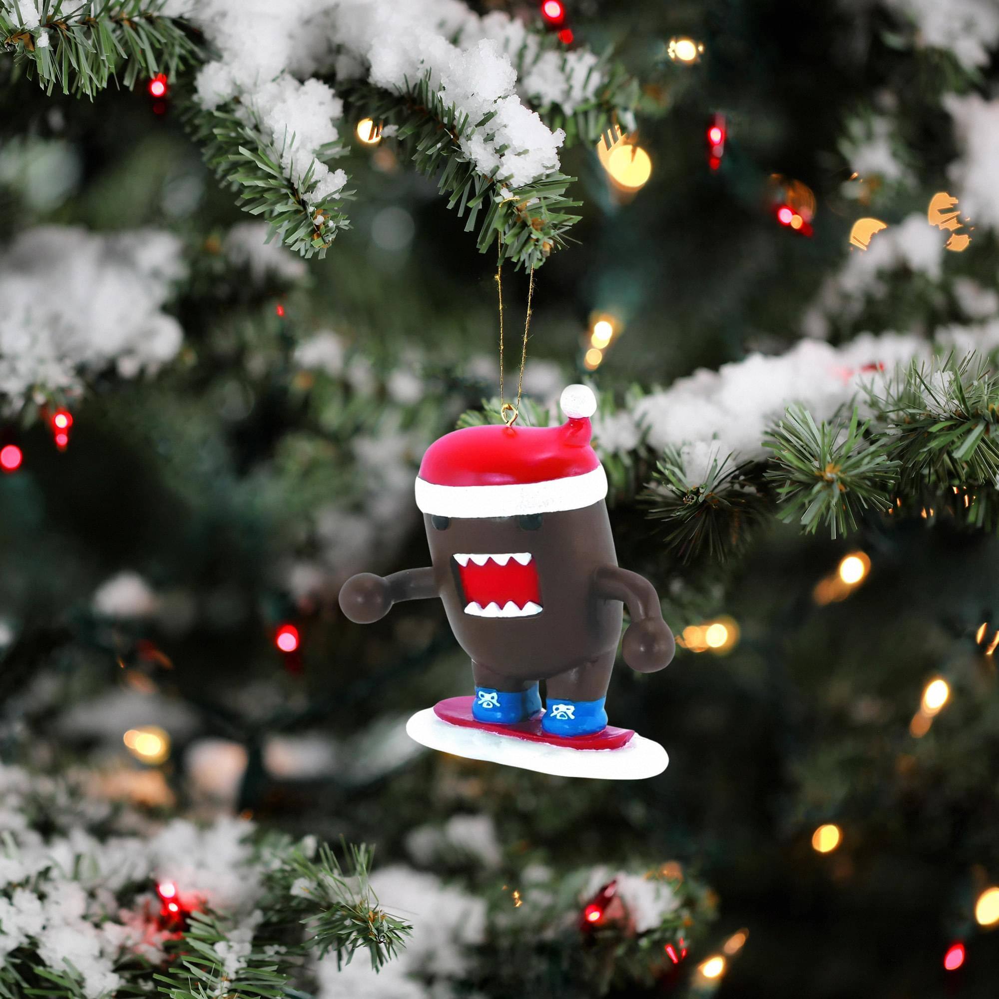 Alt View 10. Dark Horse Comics - Domo Holiday Ornament: Snowboarding Domo - Red.