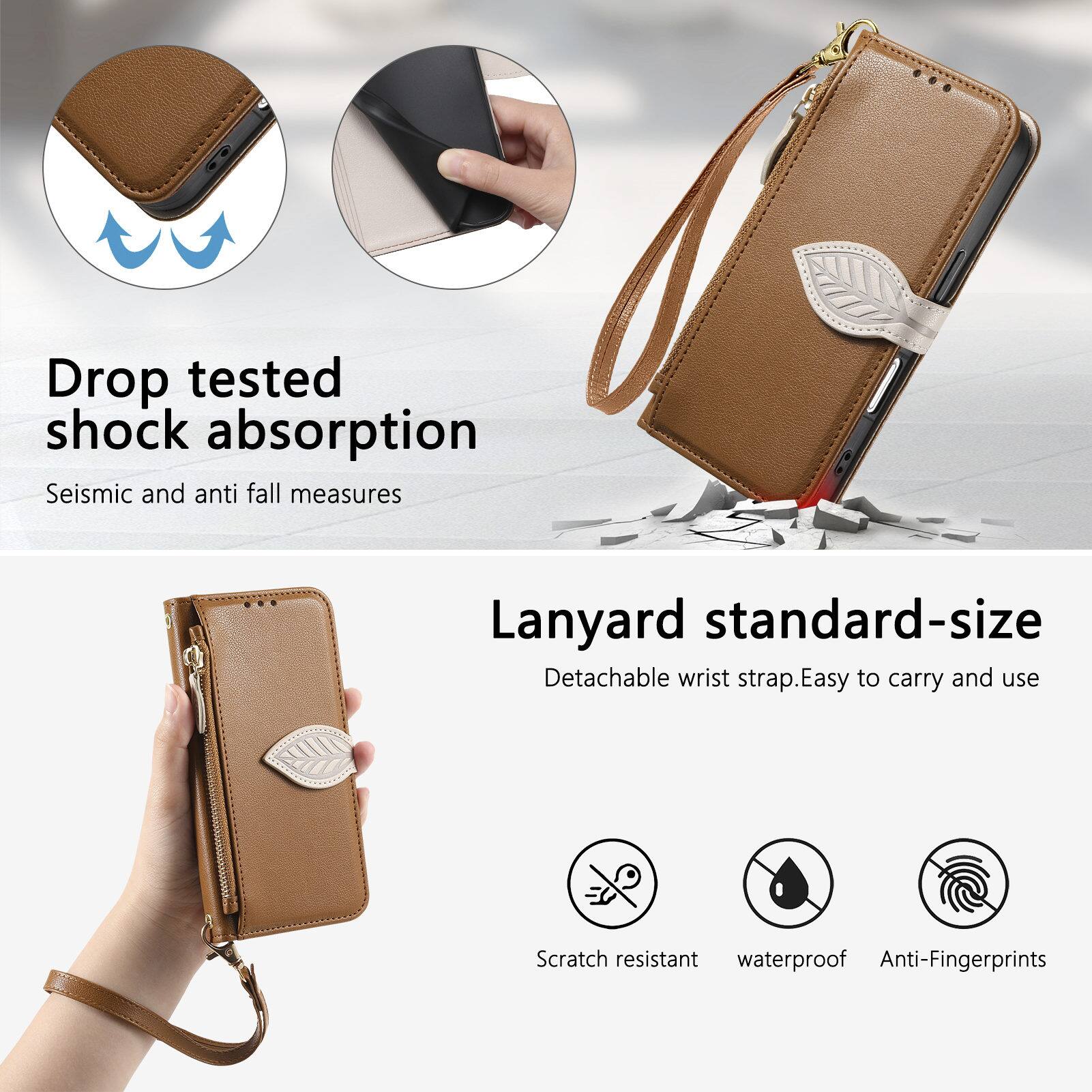 Drop tested shock absorption  
Seismic and anti fall measures  

Lanyard standard-size  
Detachable wrist strap. Easy to carry and use  

Scratch resistant  
Waterproof  
Anti-Fingerprints