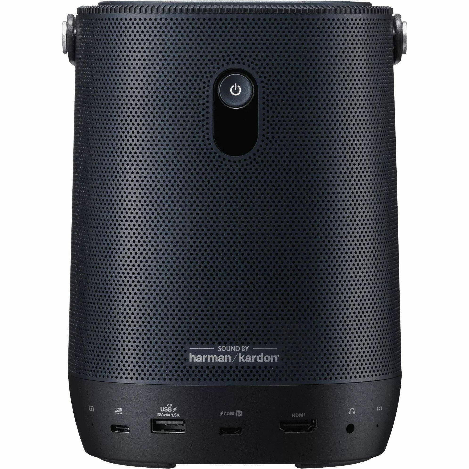 SOUND BY harman/kardon

DC IN 5V=2A
USB 5V=1.5A
HDMI
7.5W