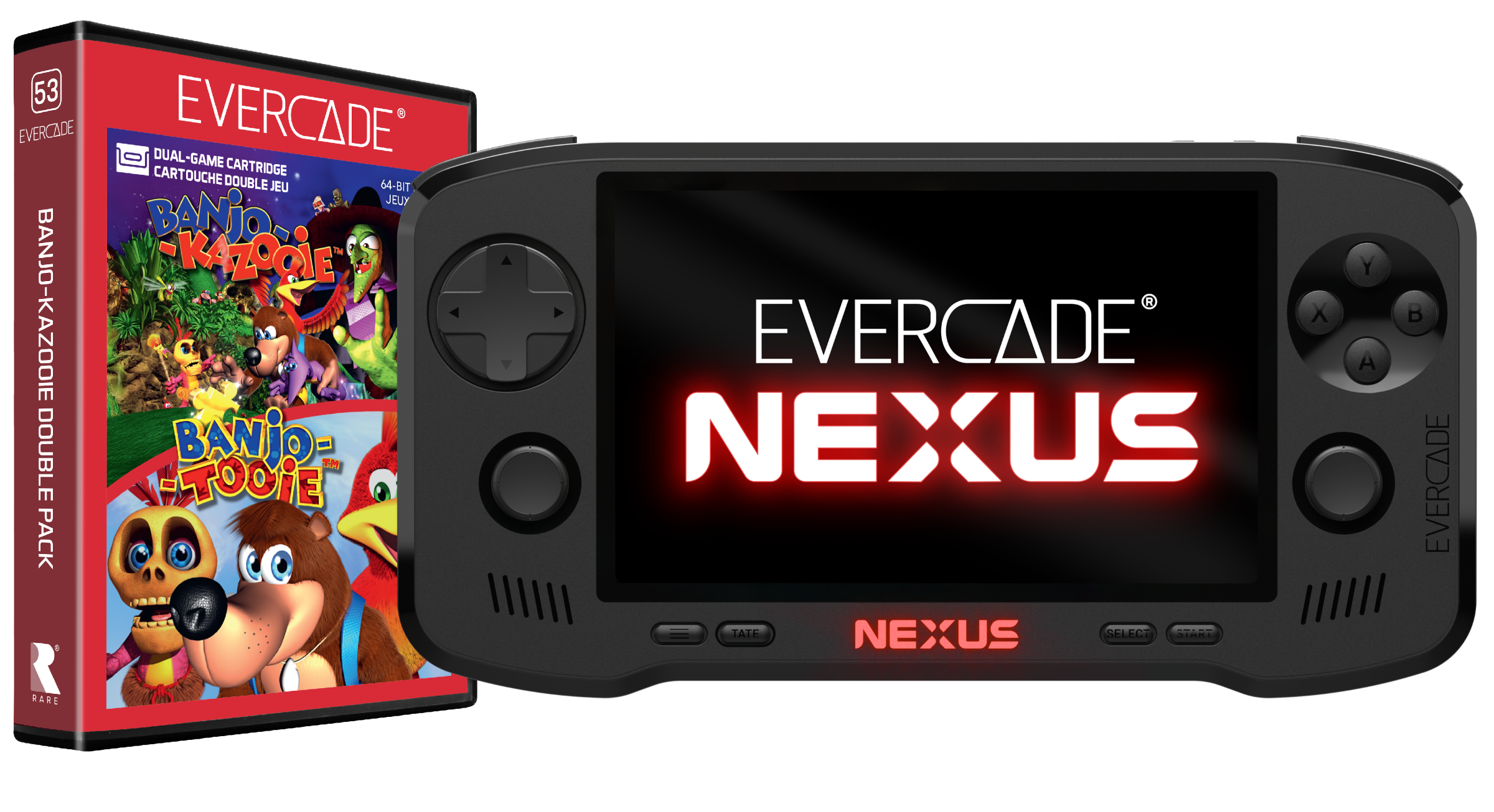 Evercade Nexus with Banjo-Kazooie Double Pack