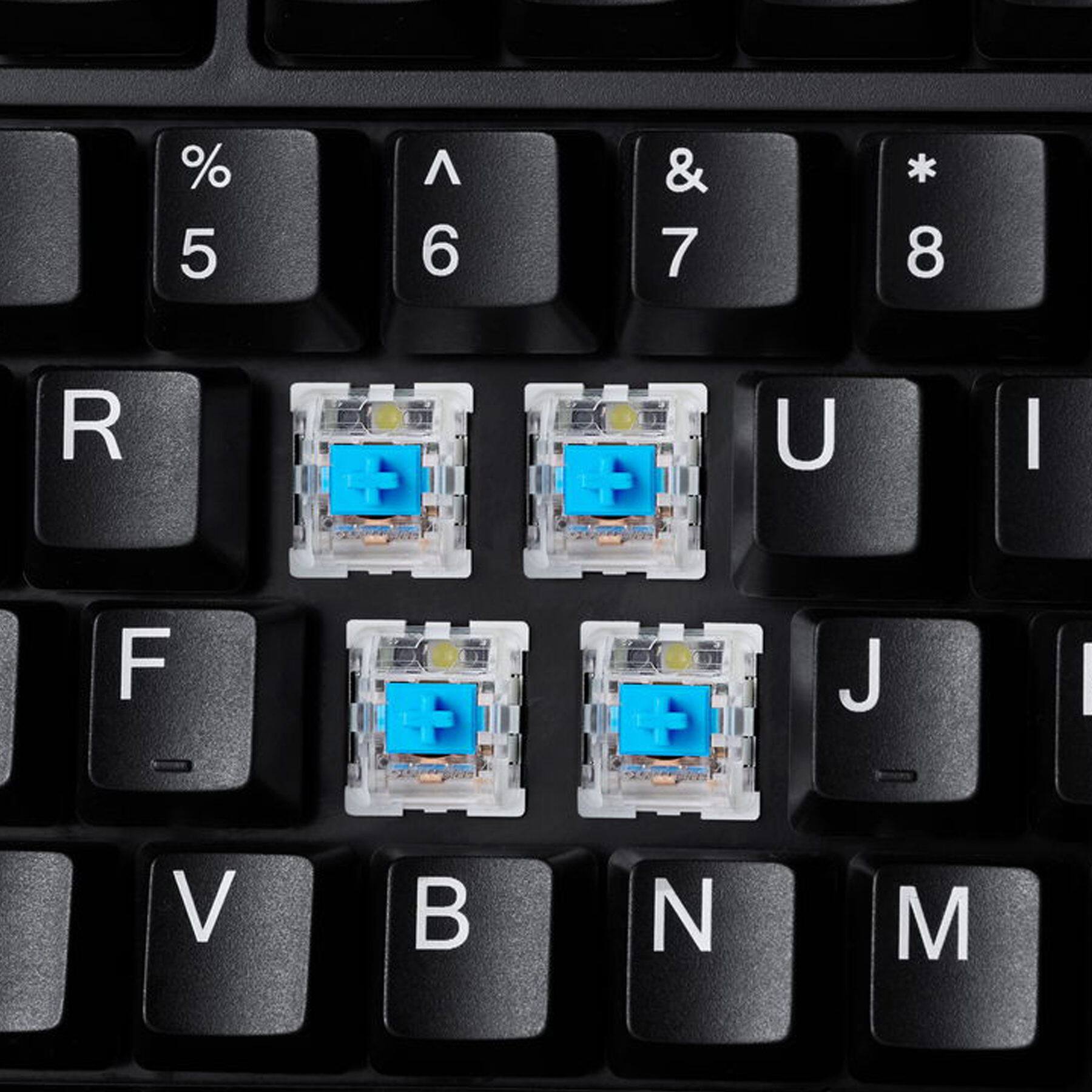 Alt View 12. Adesso - Multi-OS Mechanical Compact Keyboard With CoPilot AI Hotkey - Black.