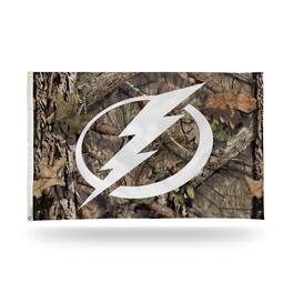 Rico Industries - Tampa Bay Lightning 3x5 Indoor Outdoor Camo Banner Flag with grommets for hanging - Multi