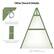 Other Decent Details
- Heavy duty snap hooks perform high durability
- The leg has a 2.4" thickness, better than others
- Solid A-Frame construction brings stability