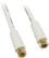Front. Dynex™ - 25' RG6 Coaxial Cable - White.