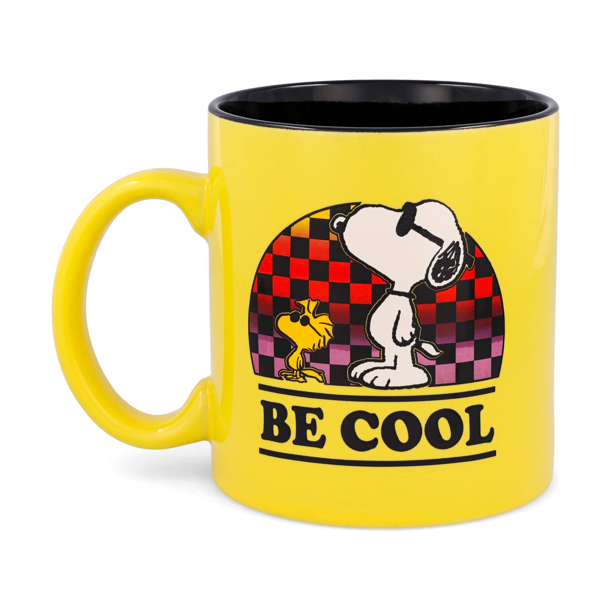 Alt View 1. Silver Buffalo - Peanuts Woodstock and Snoopy "Be Cool" Ceramic Mug | Holds 20 Ounces - Multi-Colored.
