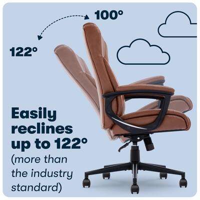 Serta Connor Upholstered Executive High Back Office Chair with Serta Connor Upholstered Executive High Back Office Chair with