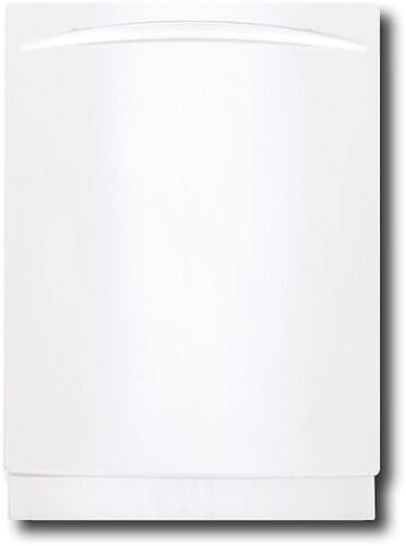 Front Standard. GE - Profile 24" Tall Tub Built-In Dishwasher - White.