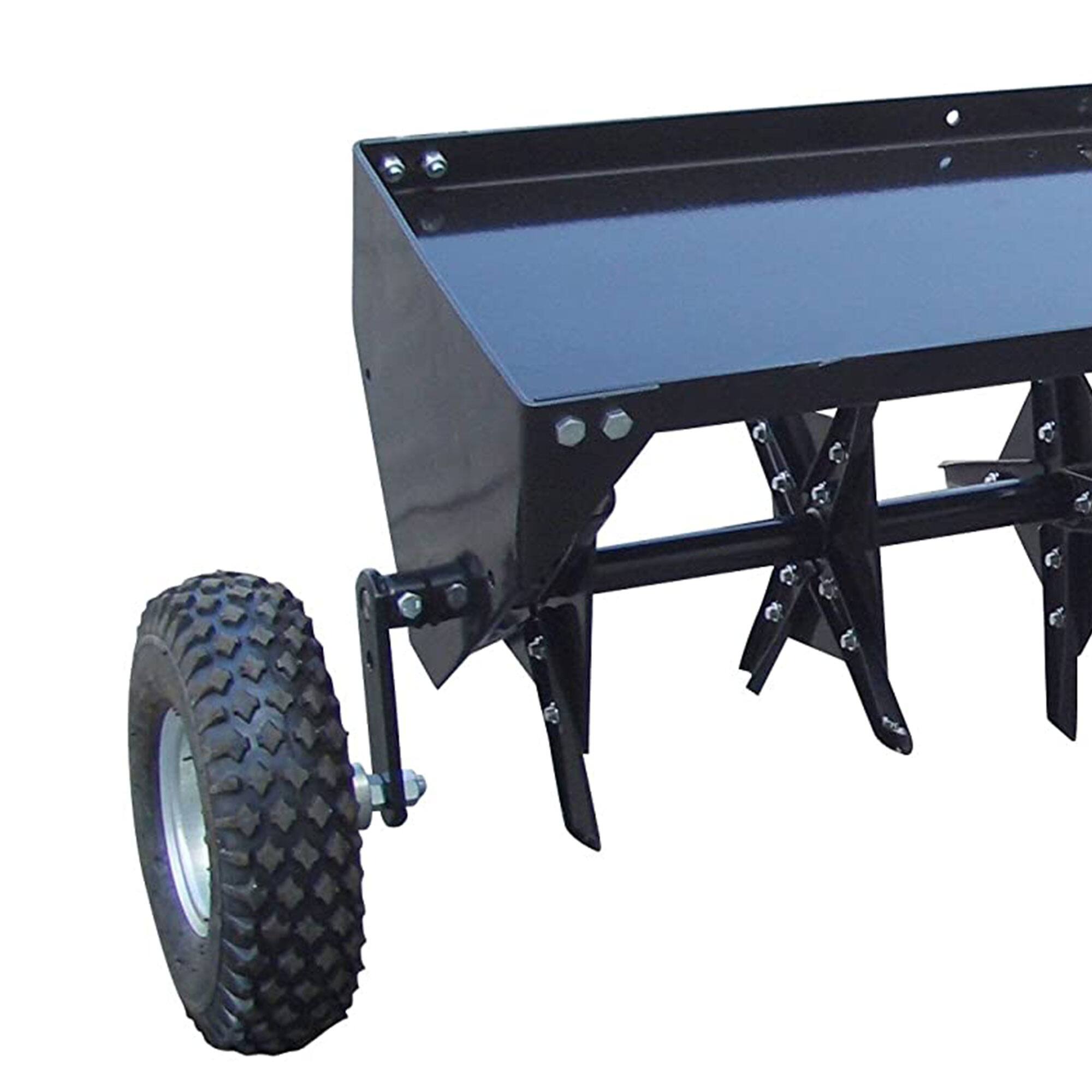 Alt View 5. Yard Tuff - Yard Tuff Steel Plug Aerator Universal Hitch, 40 Inch Wide Working Width, Black - Black.