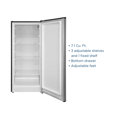 Insignia™ 7.1 Cu. Ft. Garage Ready Upright Convertible Freezer Insignia™ 7.1 Cu. Ft. Garage Ready Upright Convertible Freezer