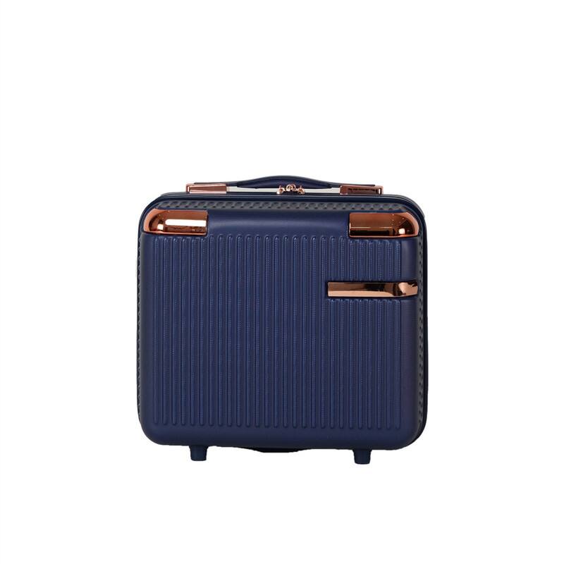 Alt View 1. HTUTWOO - Hard Luggage 4-Piece Set - 360° Dual Rotating Four-Wheel Suitcase, Password Lock, Lightweight Universal Wheel Carry-On - Blue.