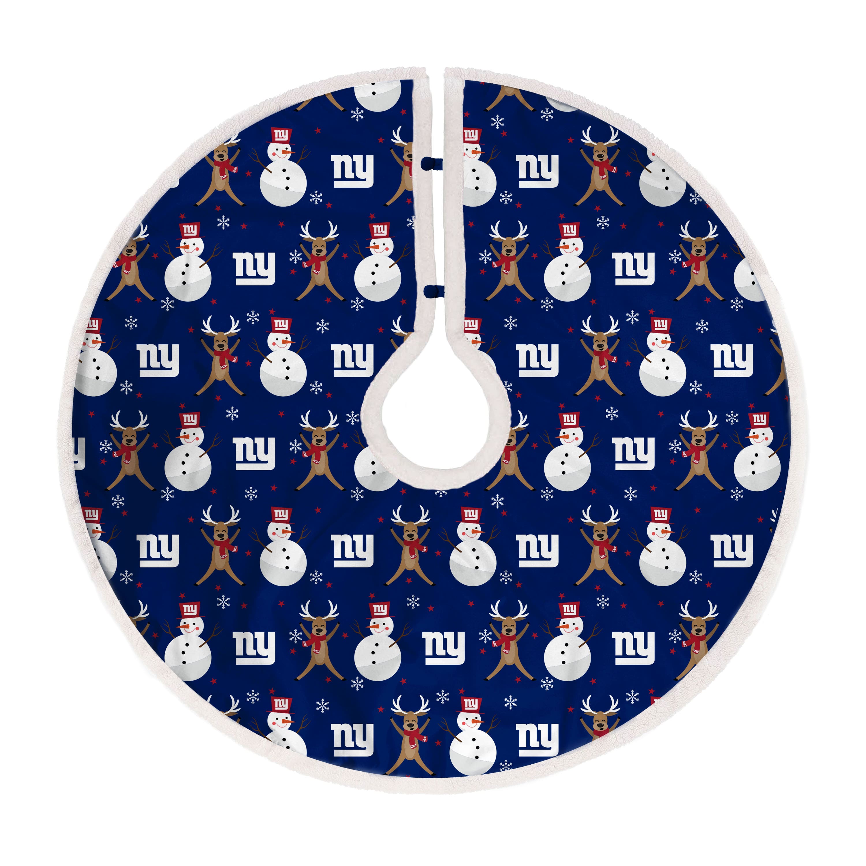 Pegasus - New York Giants Reindeer Tree Skirt - Multicolor