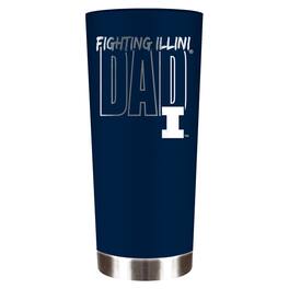 Great American Products - Illinois Fighting Illini Dad 18oz. Roadie Tumbler - Multicolor