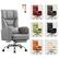 Alt View 5. KERDOM - Ergonomic Big Office Leather Chair with Expandable Arms, Reclining Cross Legged Chair with Footrest Wide Seat for Gaming - Grey.