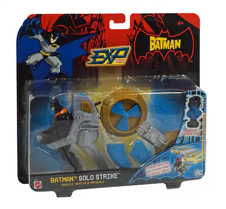 4+
THE BATMAN
EXTREME POWER
BATMAN™ SOLO STRIKE
VEHICLE - VEHICULO - VEHICULE
POWER KEY SUPERLLAVE
SPINNING PROPELLORS
HELICES GIRATORIAS
HELICES QUI TOURNENT!
MATTEL