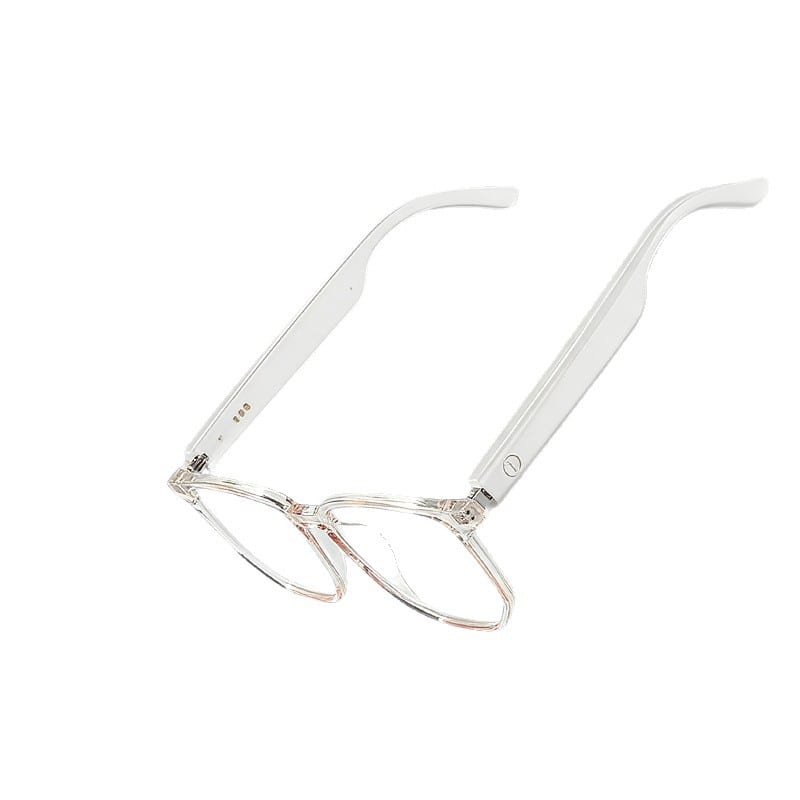 Cluzine - AI Smart Translation Glasses Wireless Bluetooth Call Blue Light Blocking - White