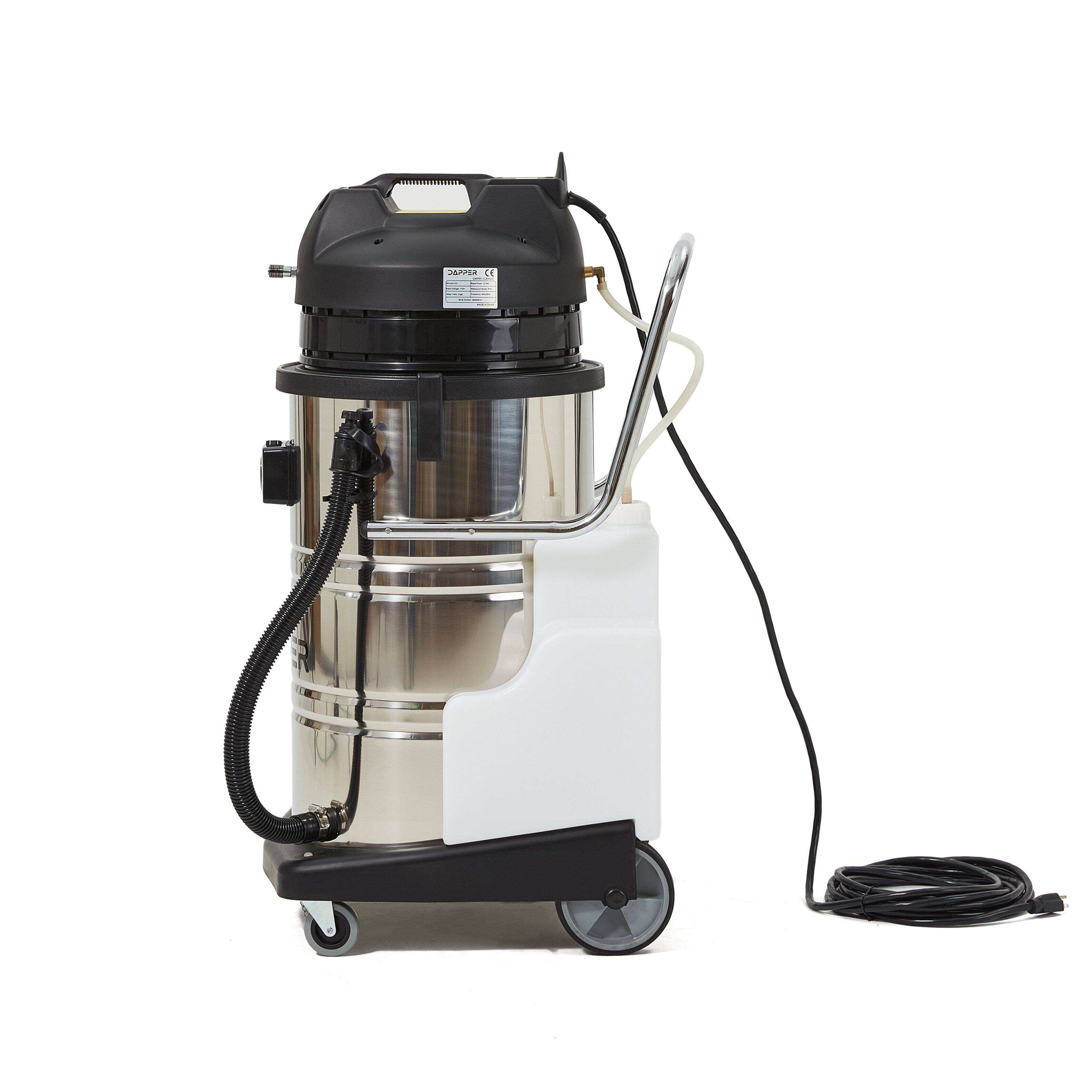 Alt View 7. Dapper Supply - Commercial 4-in-1 Wet/Dry Vacuum & Carpet Extractor, 116 PSI, 5.3 Gal. Tank, 21 Gal. Recovery, 2-Year Warranty - Gray.