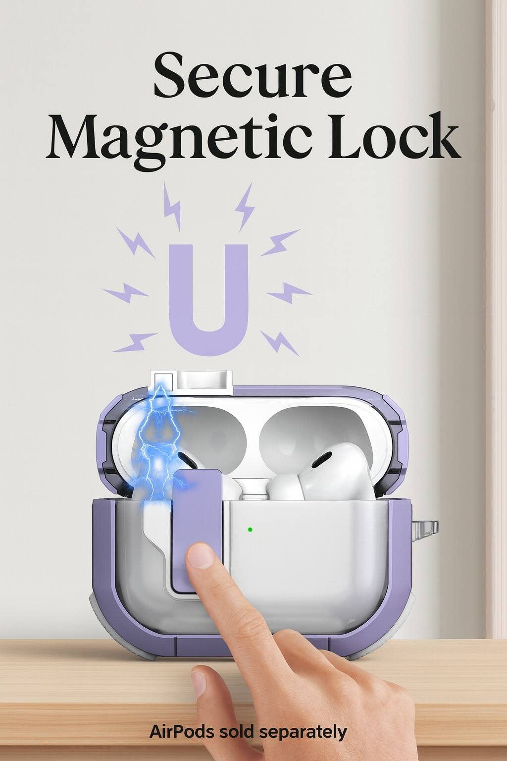 Secure Magnetic Lock

AirPods sold separately
