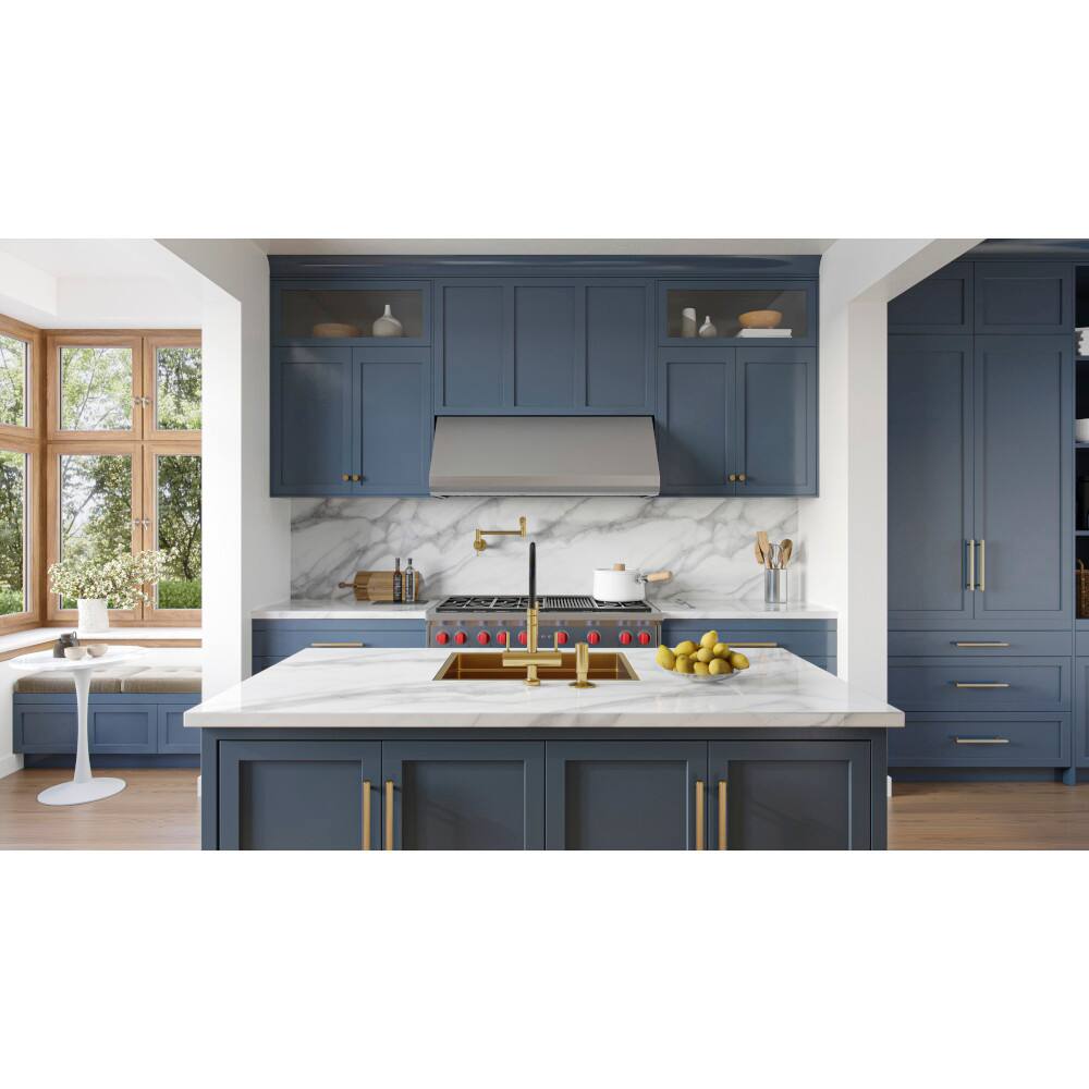 Alt View 9. Broan - Broan 1260 Max Blower 42-Inch Canopy Range Hood - Stainless Steel.