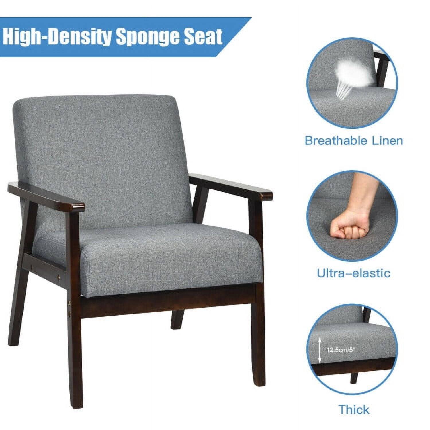 High-Density Sponge Seat  
Breathable Linen  
Ultra-elastic  
12.5cm/5" Thick