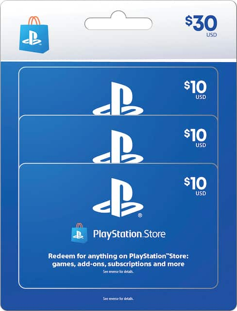 Playstation 30 dollar gift on sale card