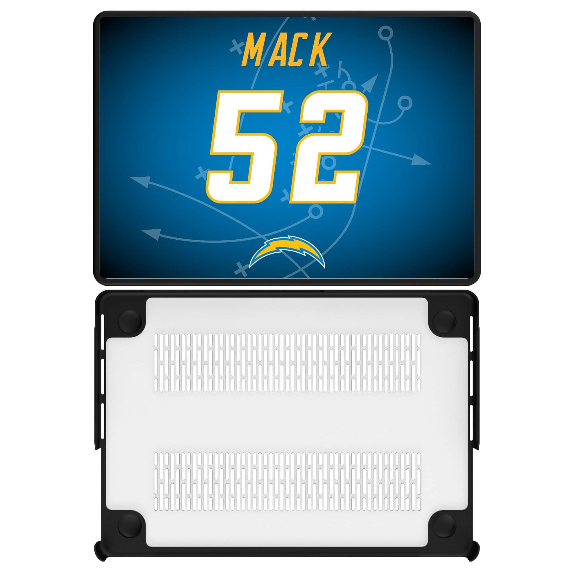 Keyscaper - Khalil Mack Los Angeles Chargers MacBook Case - Pro 13 in - Multicolor