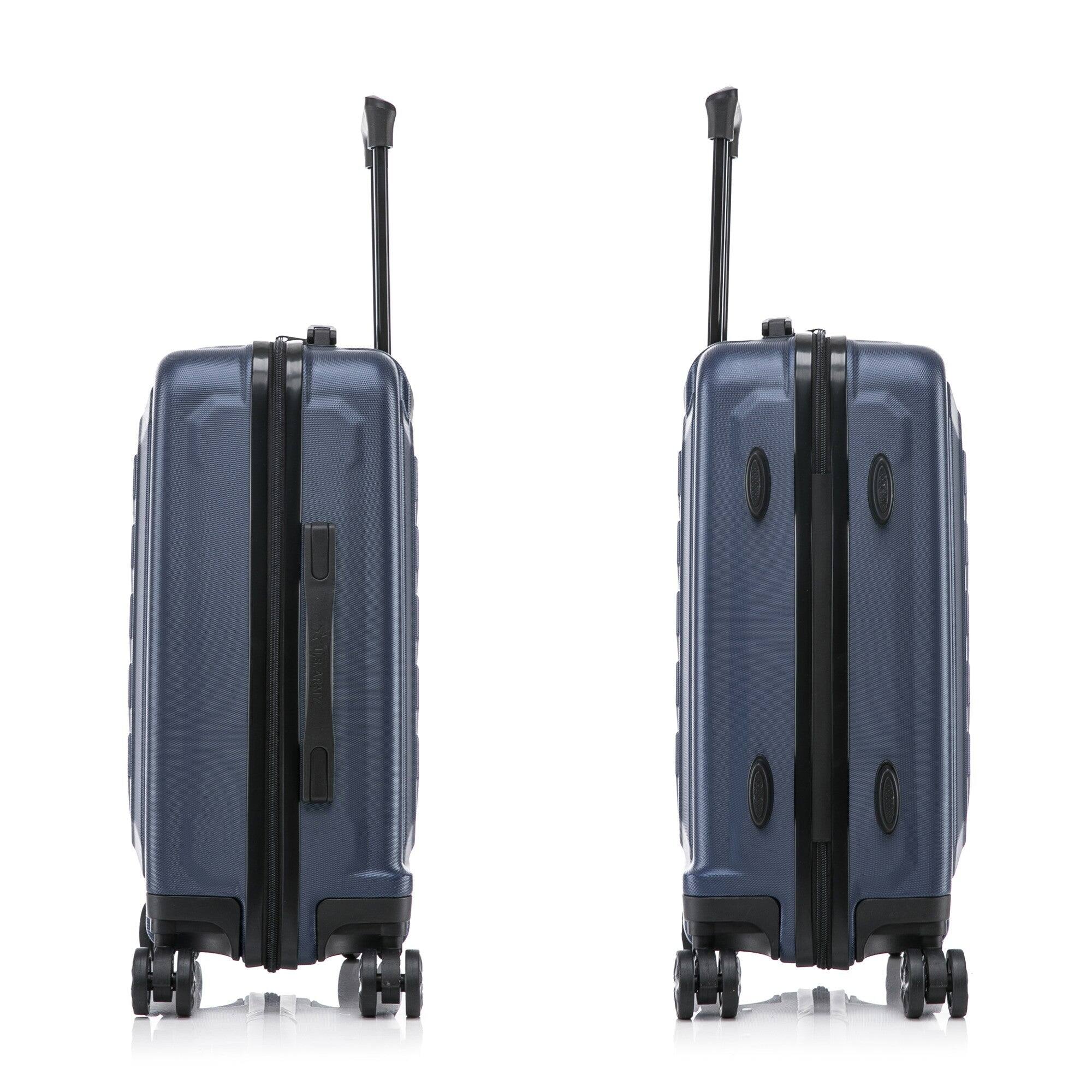 Alt View 5. US Army - FOX 20" Carry-On Suitcase - NAVY BLUE.