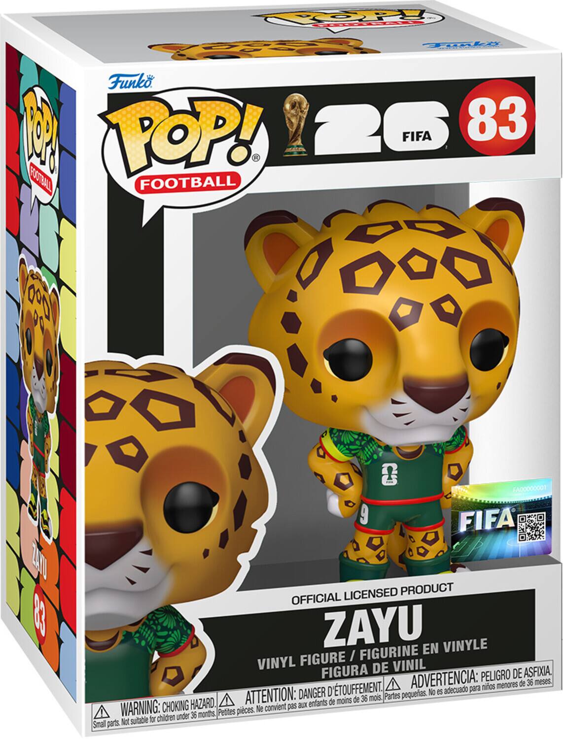 TOP TT BPp cla Funko 1 POP! 26 FIFA 83 TALES H FOOTBALL FOOTBALL ZAT0 83 0 10000000A3 9 FIFA LICENSED PRODUCT OFFICIAL ZAYU EN VINYLE FIGURE I/ FIGURINE VINYL DE VINIL FIGURA ADVERTENCIA: PELIGRO DE ASFIXIA. menores de 36 meses. D'TOUFFEMENT. adecuado para nios DANGER pequeas. No es HAZARD. ATTENTION: enfants de moins de 36 mois. Partes WARNING: CHOKING convient pas aux Petites pieces. Ne children under 36 months Not suitable for Small parts.