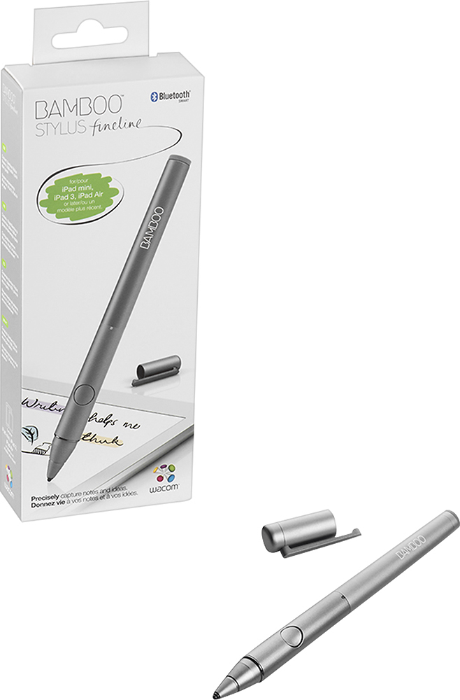 Best Buy: Wacom Bamboo Stylus Fineline for Apple® iPad® with Retina, iPad Air and iPad mini Gray CS600CK