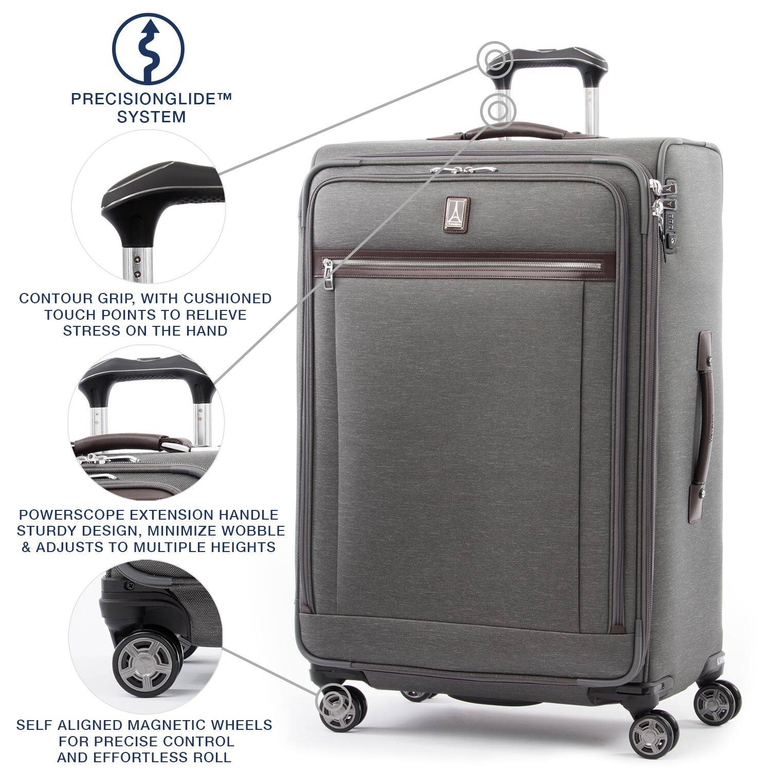 PRECISIONGLIDE™ SYSTEM

CONTOUR GRIP, WITH CUSHIONED TOUCH POINTS TO RELIEVE STRESS ON THE HAND

POWERSCOPE EXTENSION HANDLE STURDY DESIGN, MINIMIZE WOBBLE & ADJUSTS TO MULTIPLE HEIGHTS

SELF ALIGNED MAGNETIC WHEELS FOR PRECISE CONTROL AND EFFORTLESS ROLL