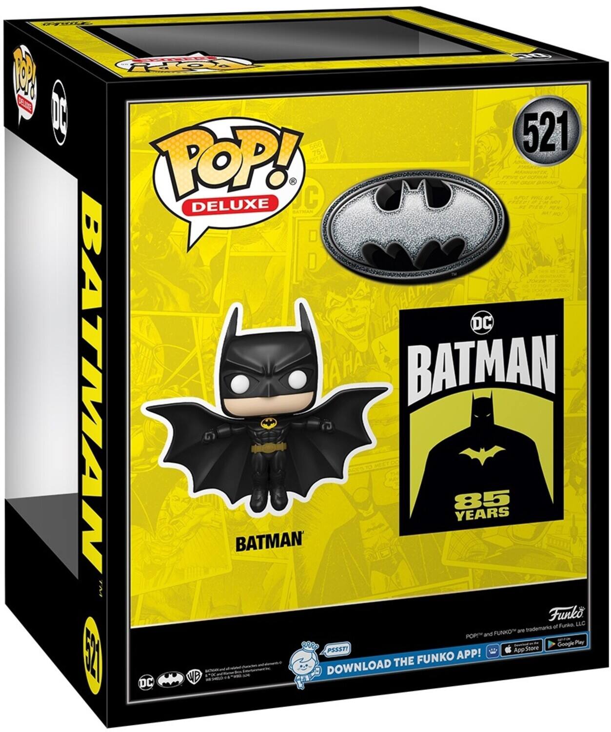 Sure, here is the corrected and grouped text from the image:

---

**POP! DELUXE**

**BATMAN**

**85 YEARS**

**Funko**

**DC**

**521**

**DOWNLOAD THE FUNKO APP!**

**App Store** **Google Play**

**POP!** and **FUNKO** are trademarks of Funko, LLC

**PSSTI**

**DC**

**WB**

**BATMAN**

**HAHA**

**HA**

**DC**

**BATMAN**

**85 YEARS**

**Funko**

**DC**

**BATMAN**

**521**

**DC**

**BATMAN**

**85 YEARS**

**Funko**

**DC**

**BATMAN**

**521**

**DC**

**BATMAN**

**85 YEARS**

**Funko**

**DC**

**BATMAN**

**521**

**DC**

**BATMAN**

**85 YEARS**

**Funko**

**DC**

**BATMAN**

**521**

**DC**

**BATMAN**

**85 YEARS**

**Funko**

**DC**

**BATMAN**

**521**

**DC**

**BATMAN**

**85 YEARS