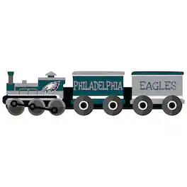 Fan Creations - Philadelphia Eagles 6'' x 24'' Train Cutout Sign - Multicolor