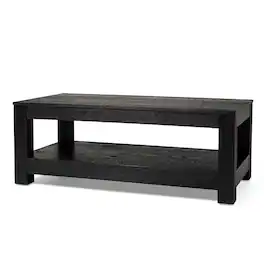 Maven Lane - Paulo Wooden Coffee Table Finish - Weathered Black