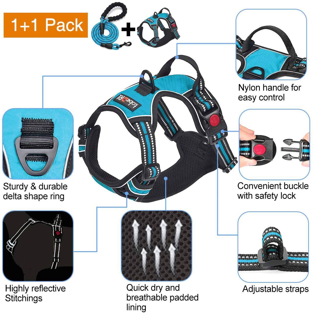 1+1 Pack

- Nylon handle for easy control
- Sturdy & durable delta shape ring
- Convenient buckle with safety lock
- Highly reflective Stitchings
- Quick dry and breathable padded lining
- Adjustable straps