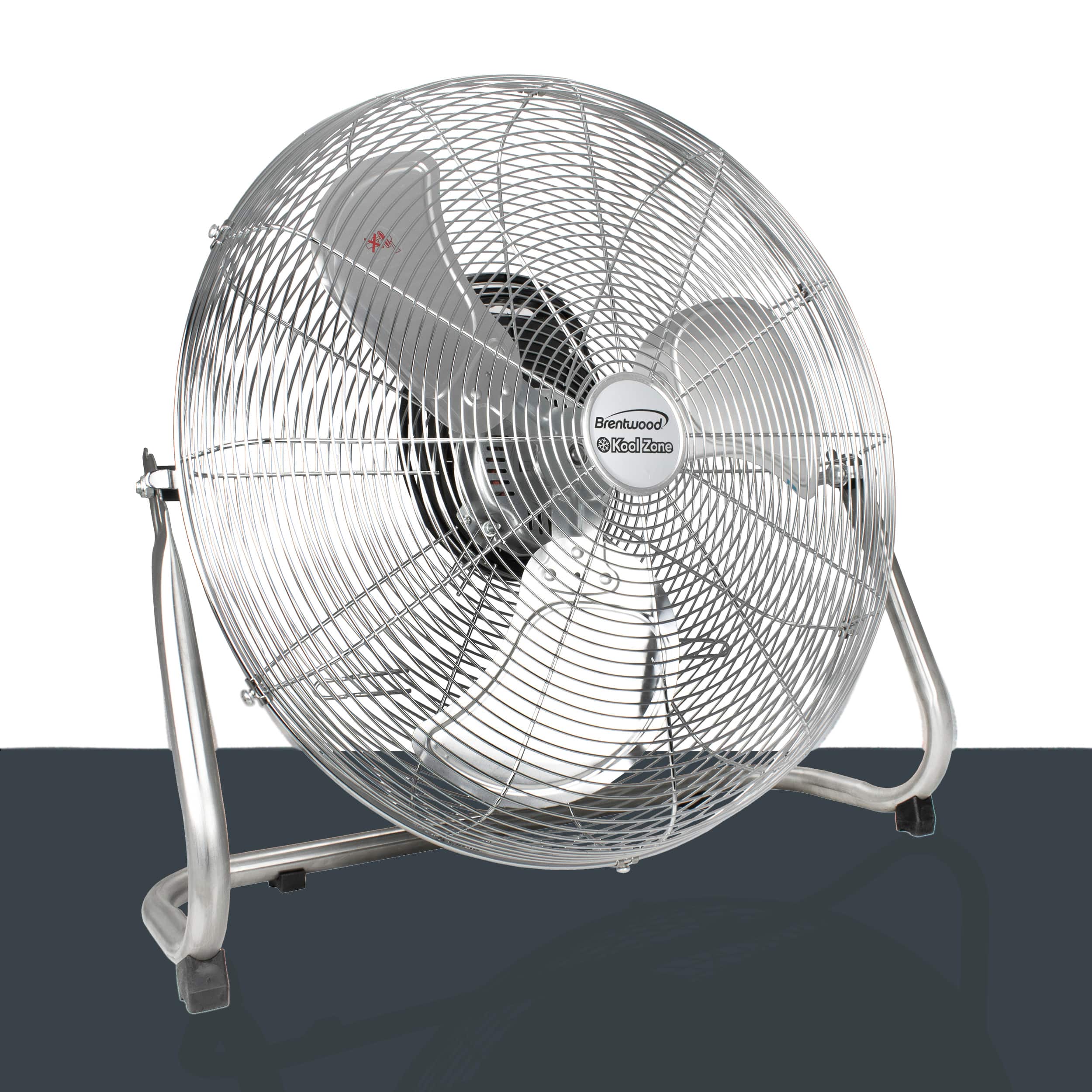 Brentwood Kool Zone 20 Inch Floor Fan Chrome - Best Buy