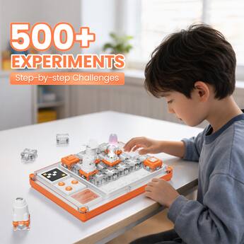 Klever Kits Space Circuits – 50+ Projecten, Electronica-set Voor Kinderen 5+ Met 46 Onderdelen