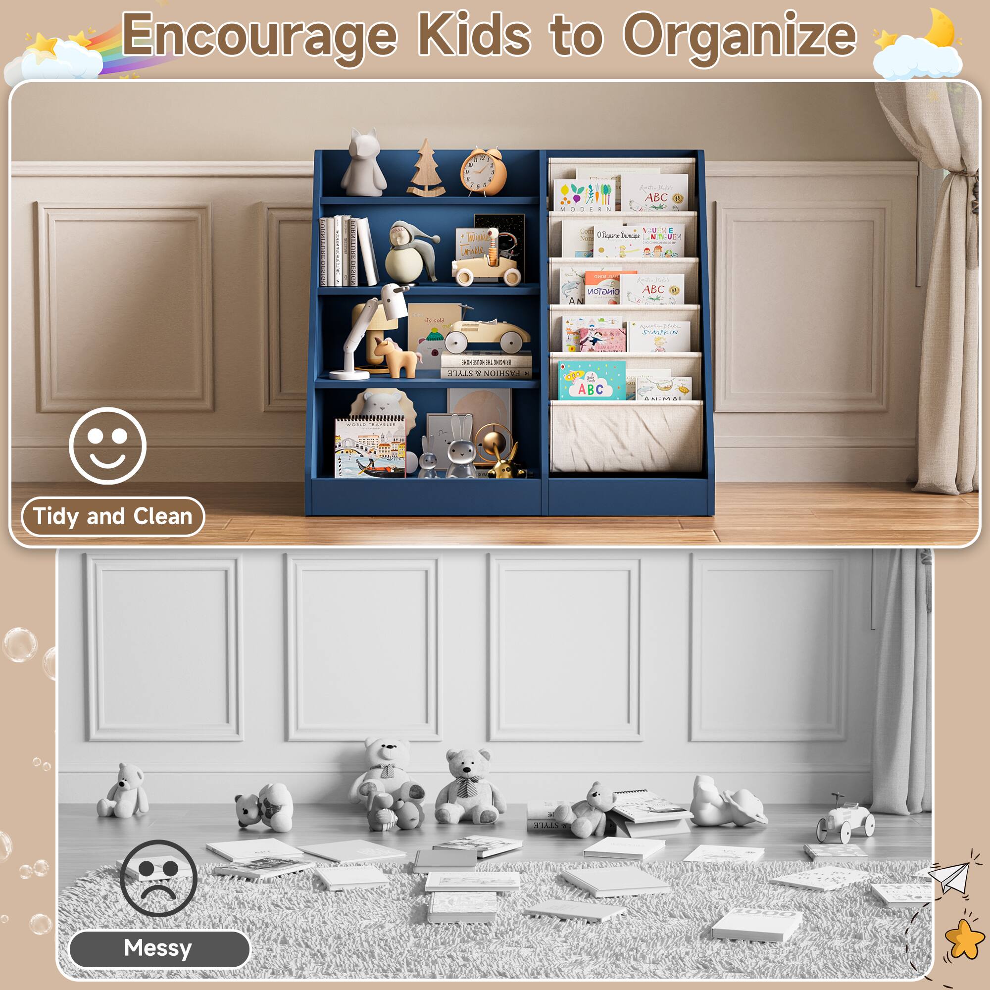 Encourage Kids to Organize

Tidy and Clean

Messy