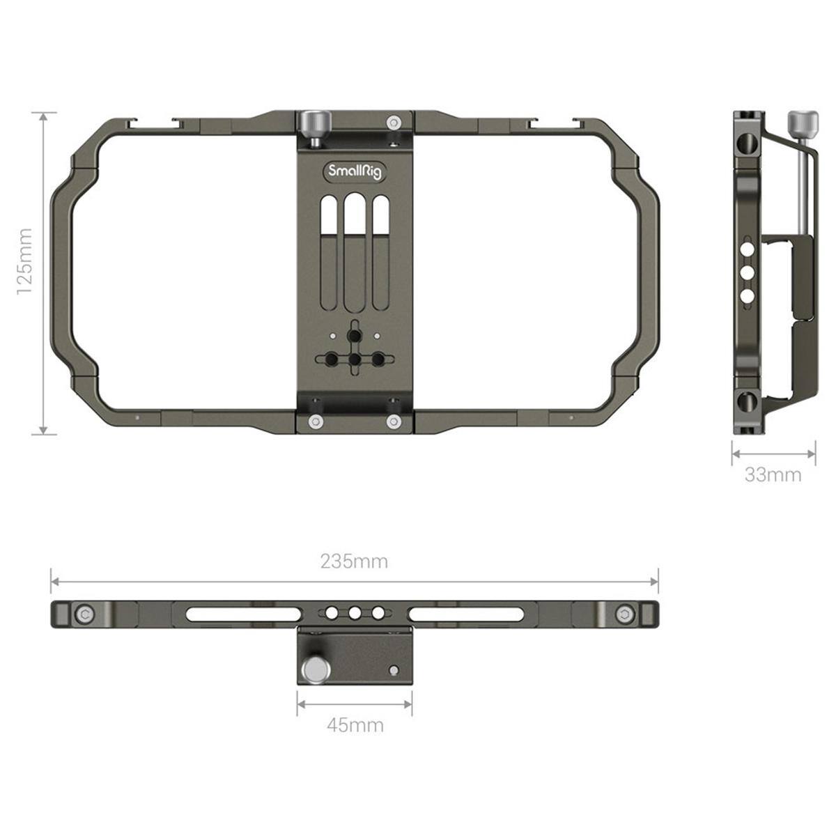 SmallRig 125mm 33mm 235mm 45mm