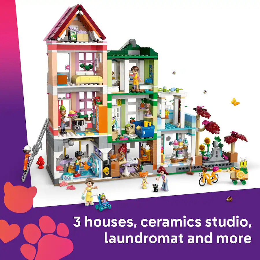 LEGO Friends Heartlake City Apartments and Stores Building Set