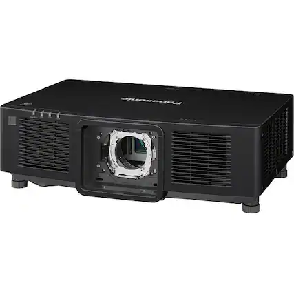 Front. Panasonic - Panasonic LCD Projector - Black - Front - 16500 lm - USB - Business, Education, Meeting, Room - 1.07 Billion Colors (30-bit).