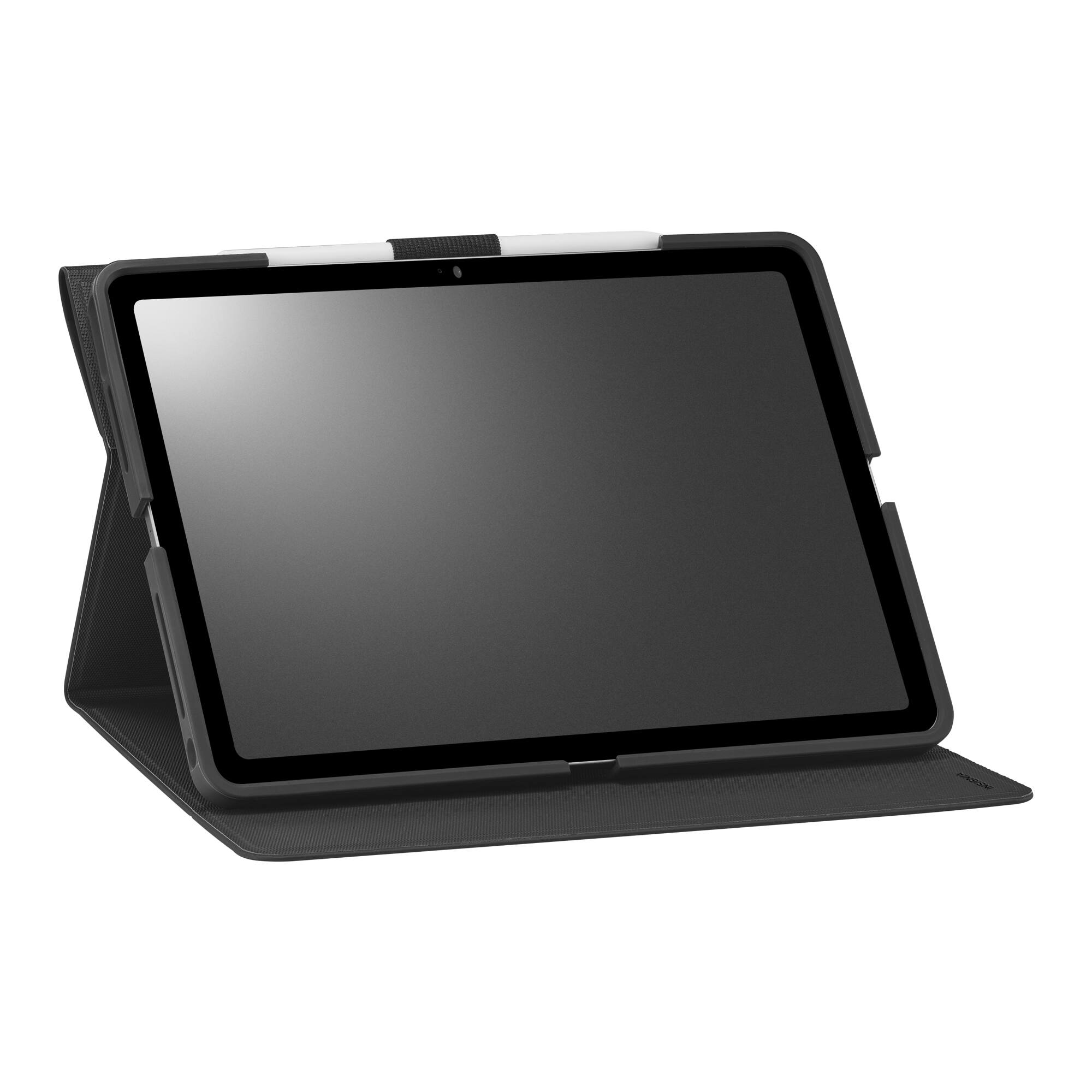 Angle. Insignia™ - Folio Case for Most 10.2" to 11" Apple iPad, iPad Air and iPad Pro Tablets - Black.