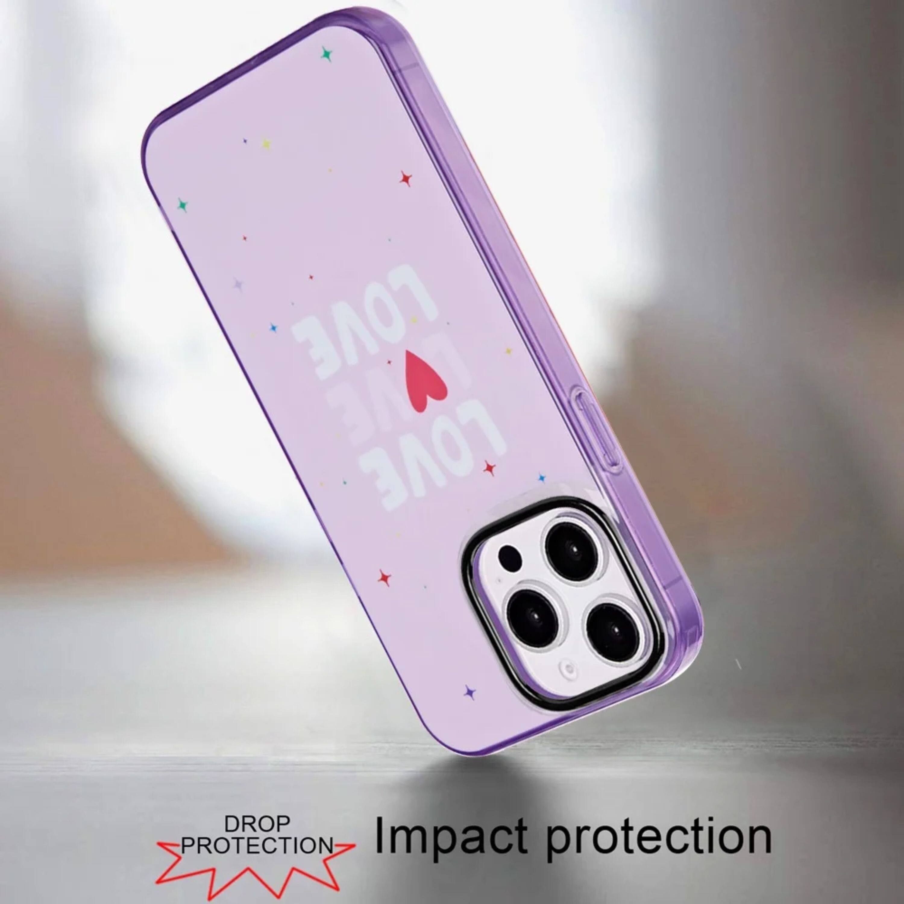 LOVE LOVE LOVE  
DROP PROTECTION  
Impact protection