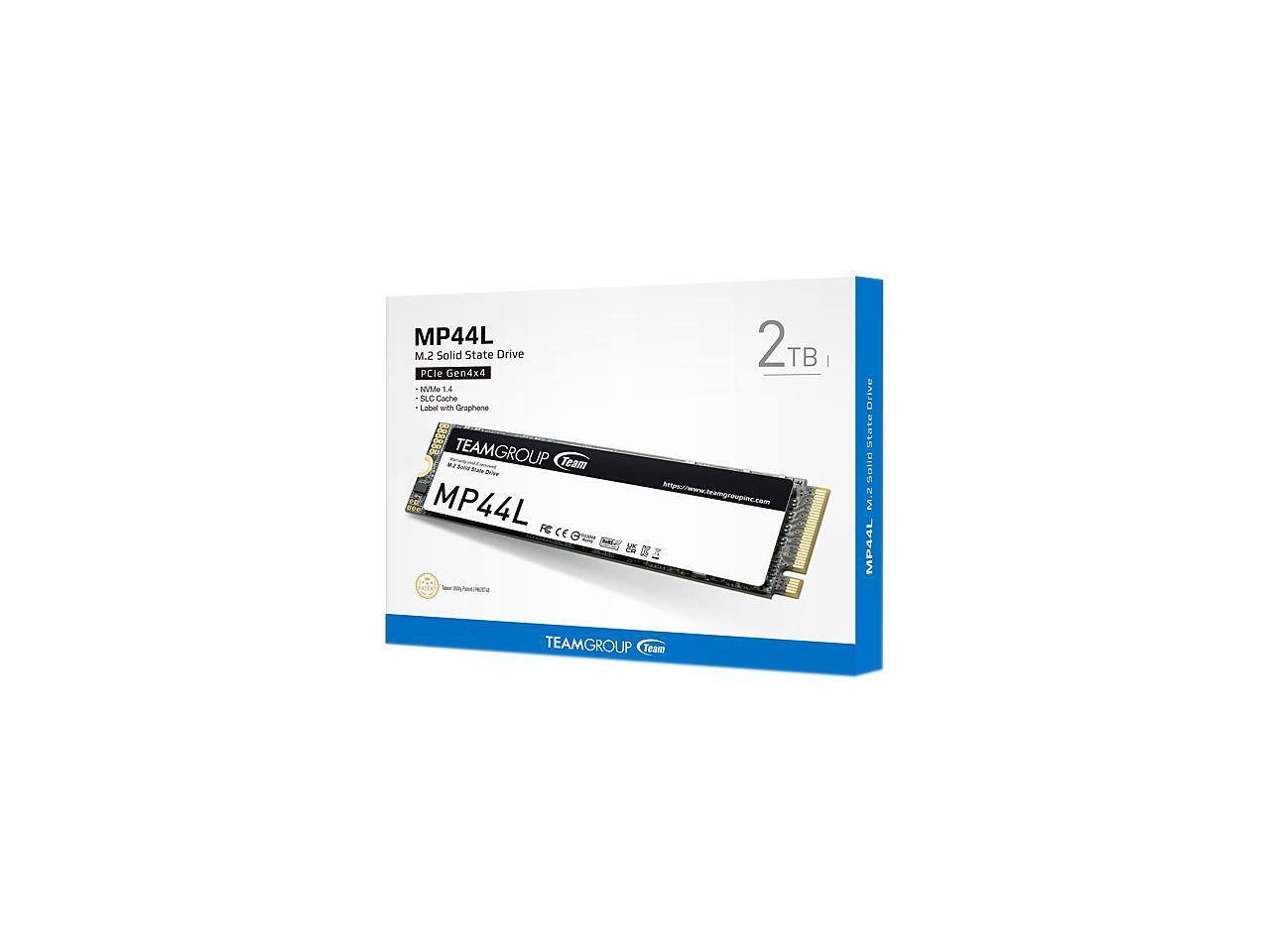 MP44L M.2 Solid State Drive PCIe Gen4x4 1.4 C Cache Label with Graphene TEAMGROUP Team As MP44L 2TB

TEAMGROUP Team